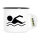 Emaille Tasse Schwimmen Silhouette 300ml Vintage Emaille Becher