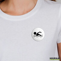 Button Schwimmen Silhouette