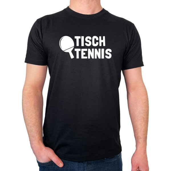Herren T-Shirt Tischtennis Tischtennisschläger Größe S-3XL