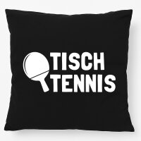 Kissen Tischtennis Tischtennisschläger 40x40cm