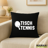 Kissen Tischtennis Tischtennisschläger 40x40cm