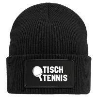 Beanie Tischtennis Tischtennisschläger Black Mütze