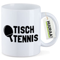 Kaffeetasse Tischtennis Tischtennisschl&auml;ger 330ml