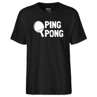 Herren T-Shirt Ping Pong Tischtennis Größe S-3XL