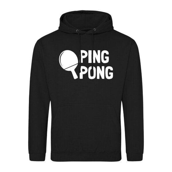 Unisex Hoodie Ping Pong Tischtennis Größe S-3XL