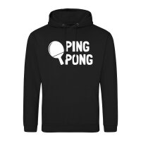 Unisex Hoodie Ping Pong Tischtennis Größe S-3XL