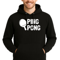 Unisex Hoodie Ping Pong Tischtennis Größe S-3XL