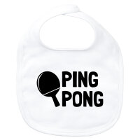 Baby Lätzchen Ping Pong Tischtennis