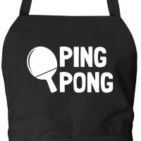 Schürze Ping Pong Tischtennis