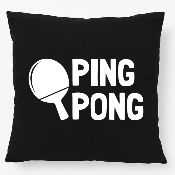 Kissen Ping Pong Tischtennis 40x40cm