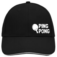 Cappy Mütze Ping Pong Tischtennis