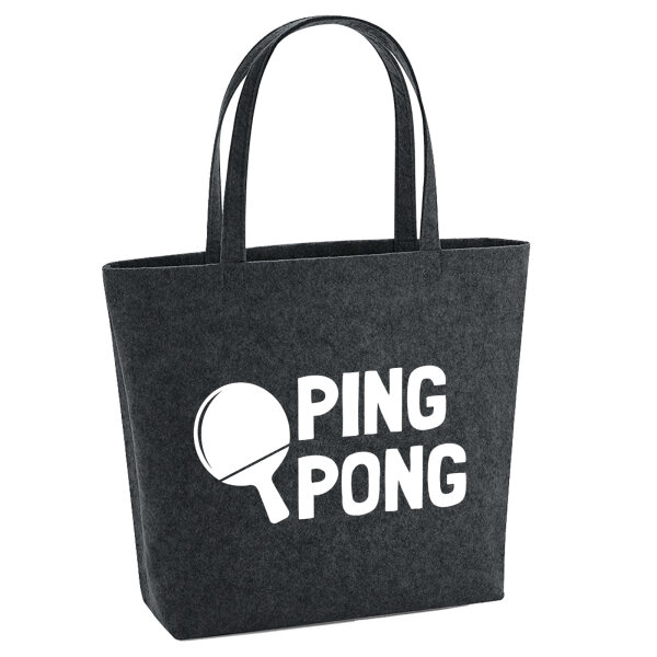 Filzshopper Ping Pong Tischtennis 22 Liter Filztasche