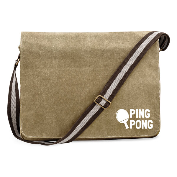 Umhängetasche Ping Pong Tischtennis 14 Liter