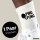 Socken Ping Pong Tischtennis Größe 37/46 White Motiv Tennissocken