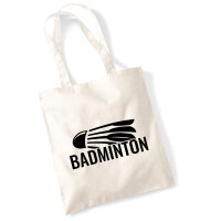 Jutebeutel Badminton Federball 10 Liter