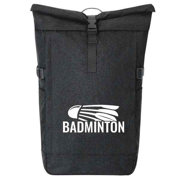 Kurierrucksack Badminton Federball 30-44 Liter Black Melange