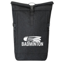 Kurierrucksack Badminton Federball 30-44 Liter Black Melange