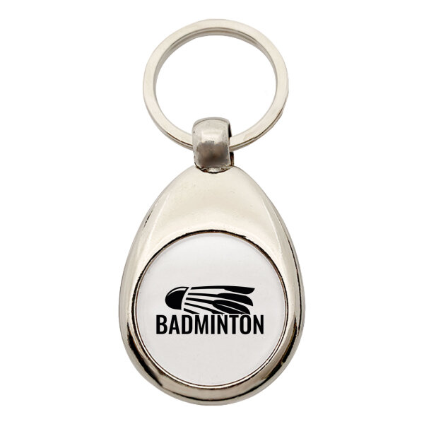 Schlüsselanhänger Badminton Federball