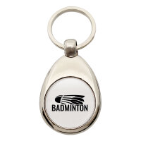Schlüsselanhänger Badminton Federball