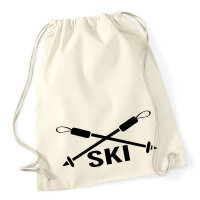 Turnbeutel Ski Schriftzug 12 Liter