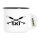 Emaille Tasse Ski Schriftzug 300ml Vintage Emaille Becher
