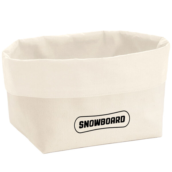 Organizer Snowbord Schriftzug Aufbewahrungskorb