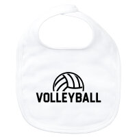 Baby Lätzchen Volleyball Schriftzug