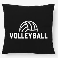 Kissen Volleyball Schriftzug 40x40cm
