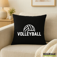 Kissen Volleyball Schriftzug 40x40cm