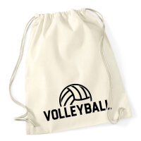Turnbeutel Volleyball Schriftzug 12 Liter