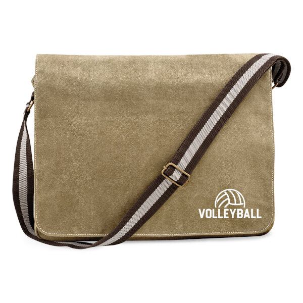 Umhängetasche Volleyball Schriftzug 14 Liter