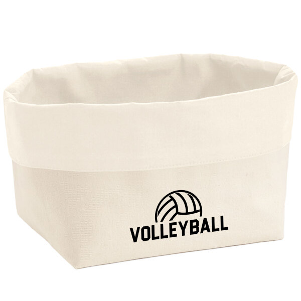 Organizer Volleyball Schriftzug Aufbewahrungskorb