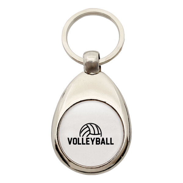 Schlüsselanhänger Volleyball Schriftzug
