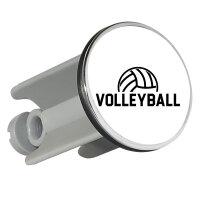 Waschbeckenstöpsel Volleyball Schriftzug 4cm...