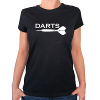 Damen T-Shirt Darts Dartpfeil Größe XS-XXL