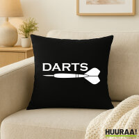 Kissen Darts Dartpfeil 40x40cm