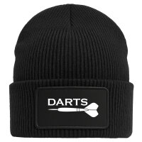 Beanie Darts Dartpfeil Black Mütze