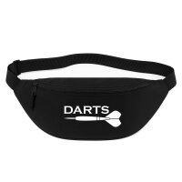 Bauchtasche Darts Dartpfeil 2,5 Liter Black Crossbody Bag