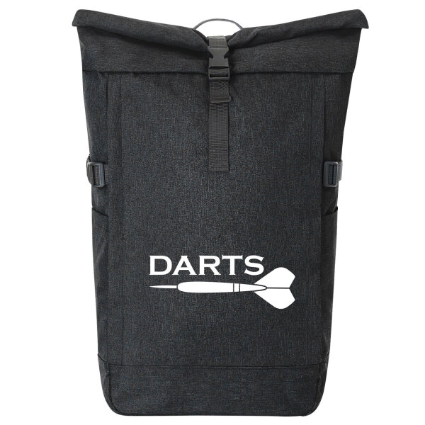 Kurierrucksack Darts Dartpfeil 30-44 Liter Black Melange