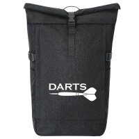 Kurierrucksack Darts Dartpfeil 30-44 Liter Black Melange