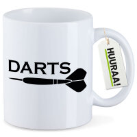 Kaffeetasse Darts Dartpfeil 330ml