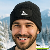 Beanie Fechten Silhouette Black Mütze