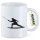 Kaffeetasse Fechten Silhouette 330ml