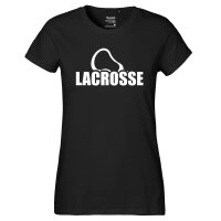 Damen T-Shirt Lacrosse Schriftzug Größe XS-XXL
