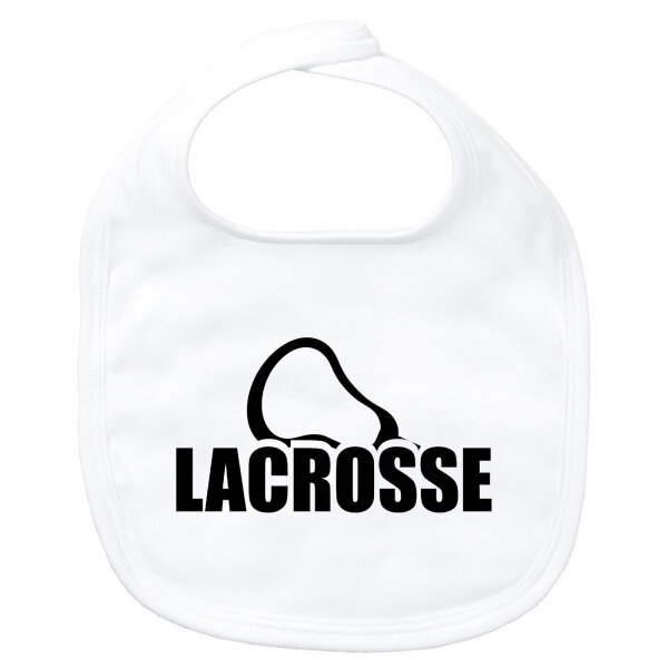 Baby Lätzchen Lacrosse Schriftzug