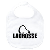 Baby Lätzchen Lacrosse Schriftzug