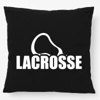 Kissen Lacrosse Schriftzug 40x40cm