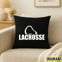 Kissen Lacrosse Schriftzug 40x40cm