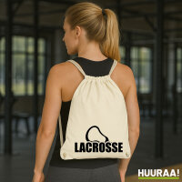 Turnbeutel Lacrosse Schriftzug 12 Liter