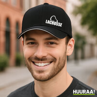 Cappy Mütze Lacrosse Schriftzug